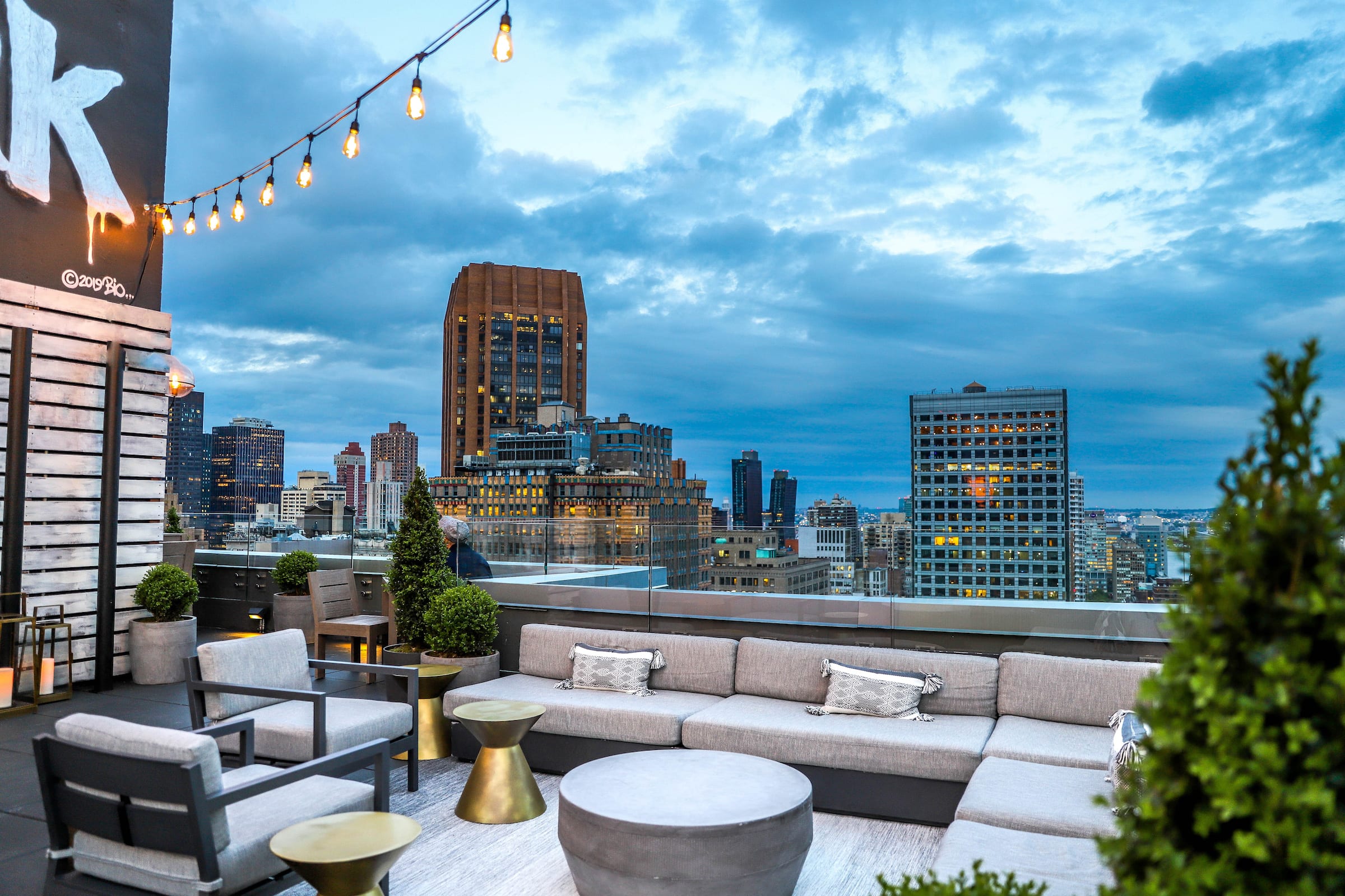 A.R.T. NoMad at Arlo NoMad rooftop bar NYC