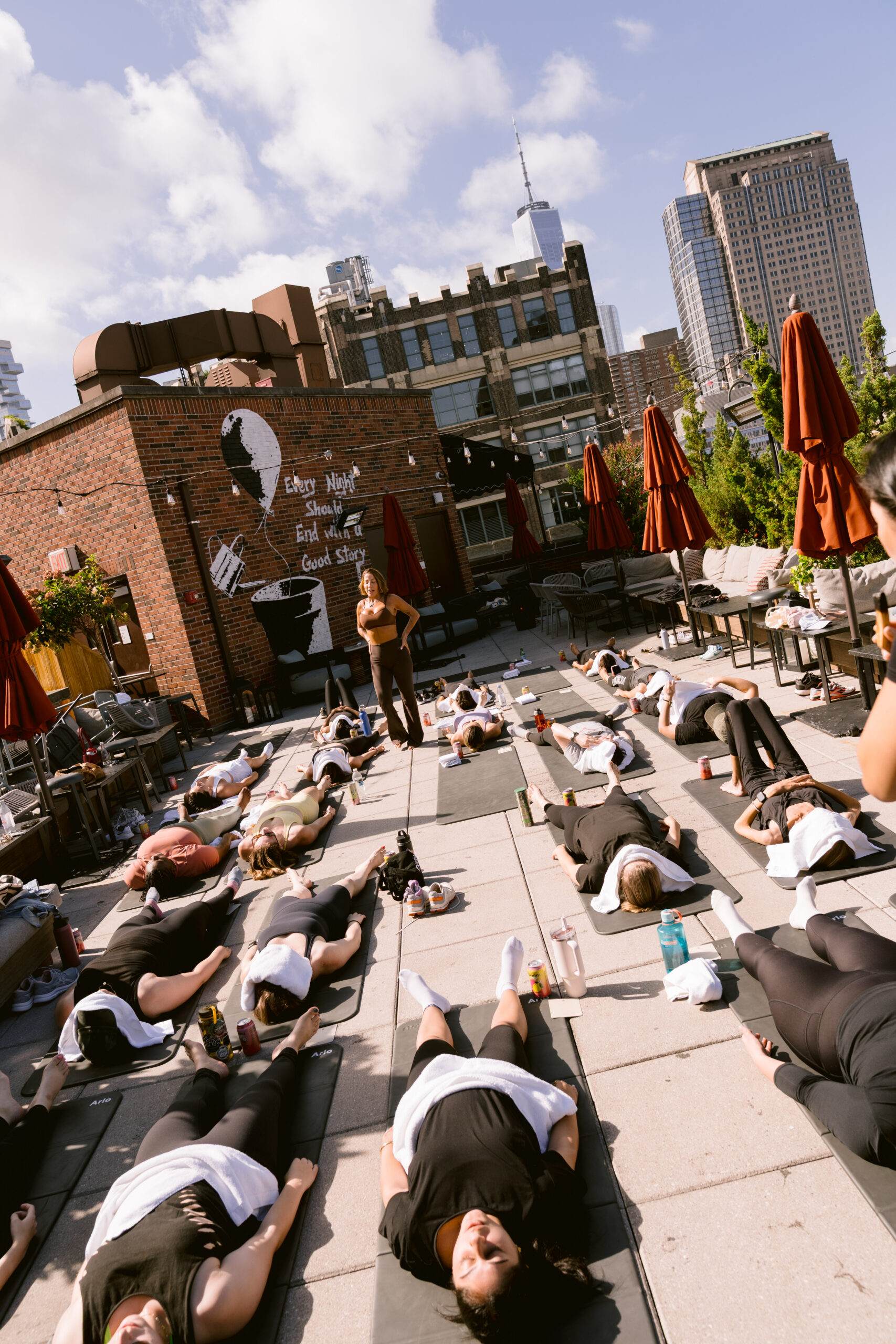 Visit the Girls Who Meet: Rooftop Yoga event page