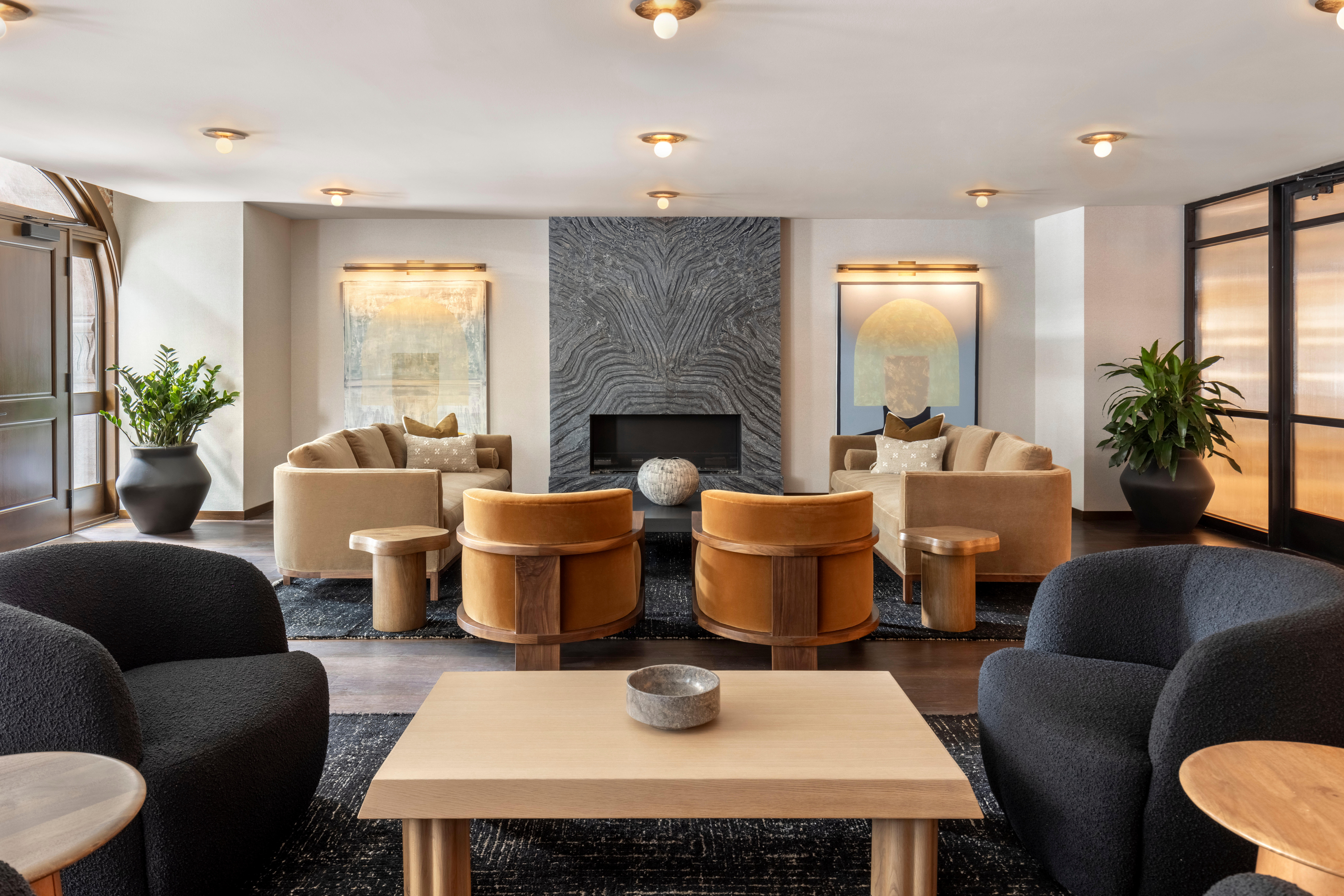 Fireplace Lounge - Warm & Inviting Event Space