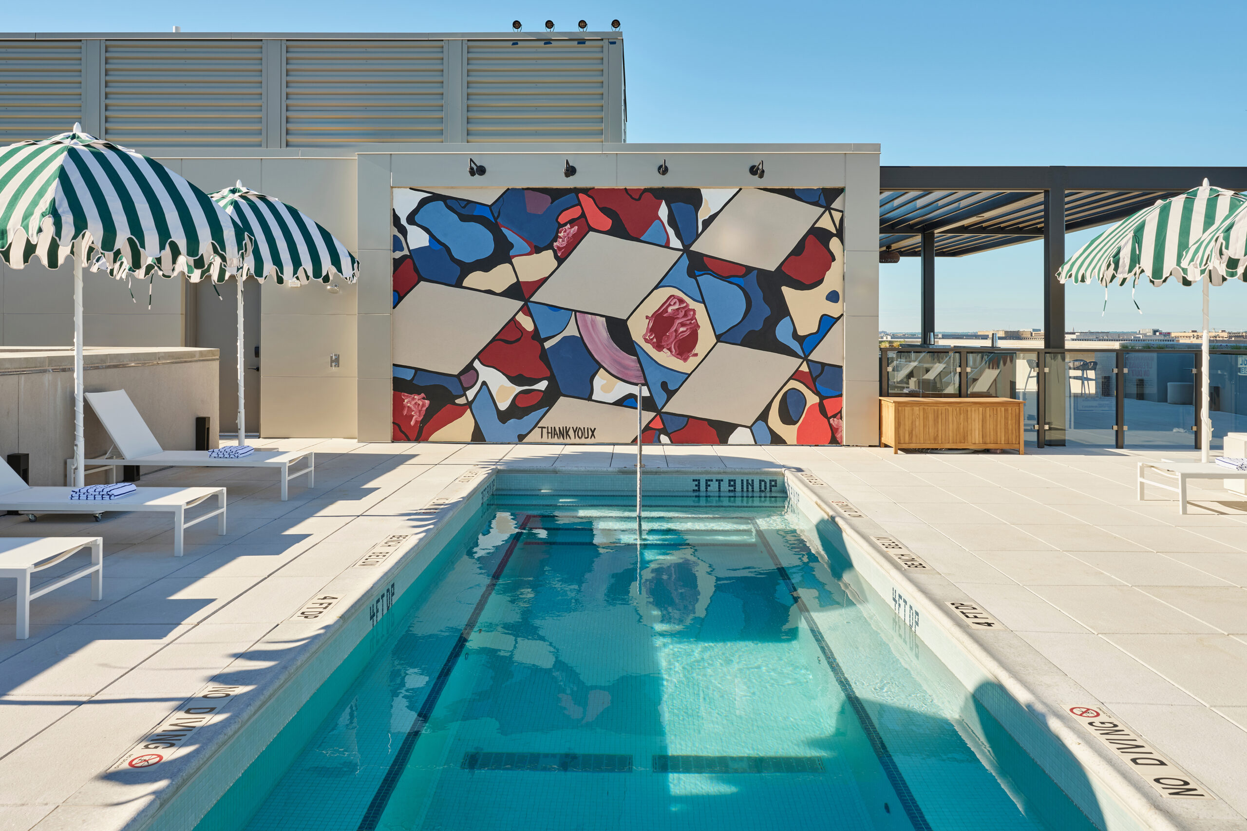 Hotel with Rooftop Pool