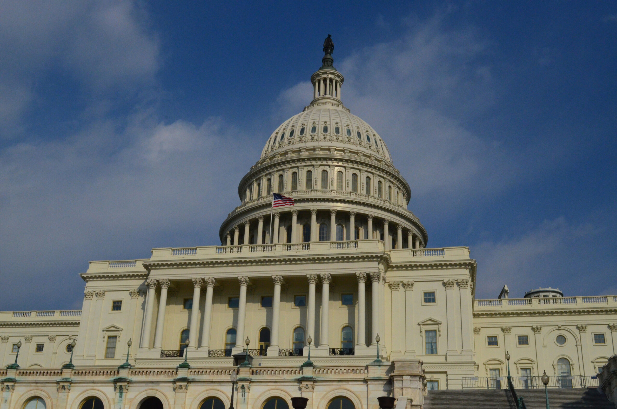 Image by DejaVu Designs Flag Flying on the US Capitol Building in DC