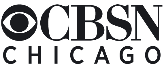Logo displaying the text "CBSN CHICAGO" with the CBS eye symbol to the left of the letters.