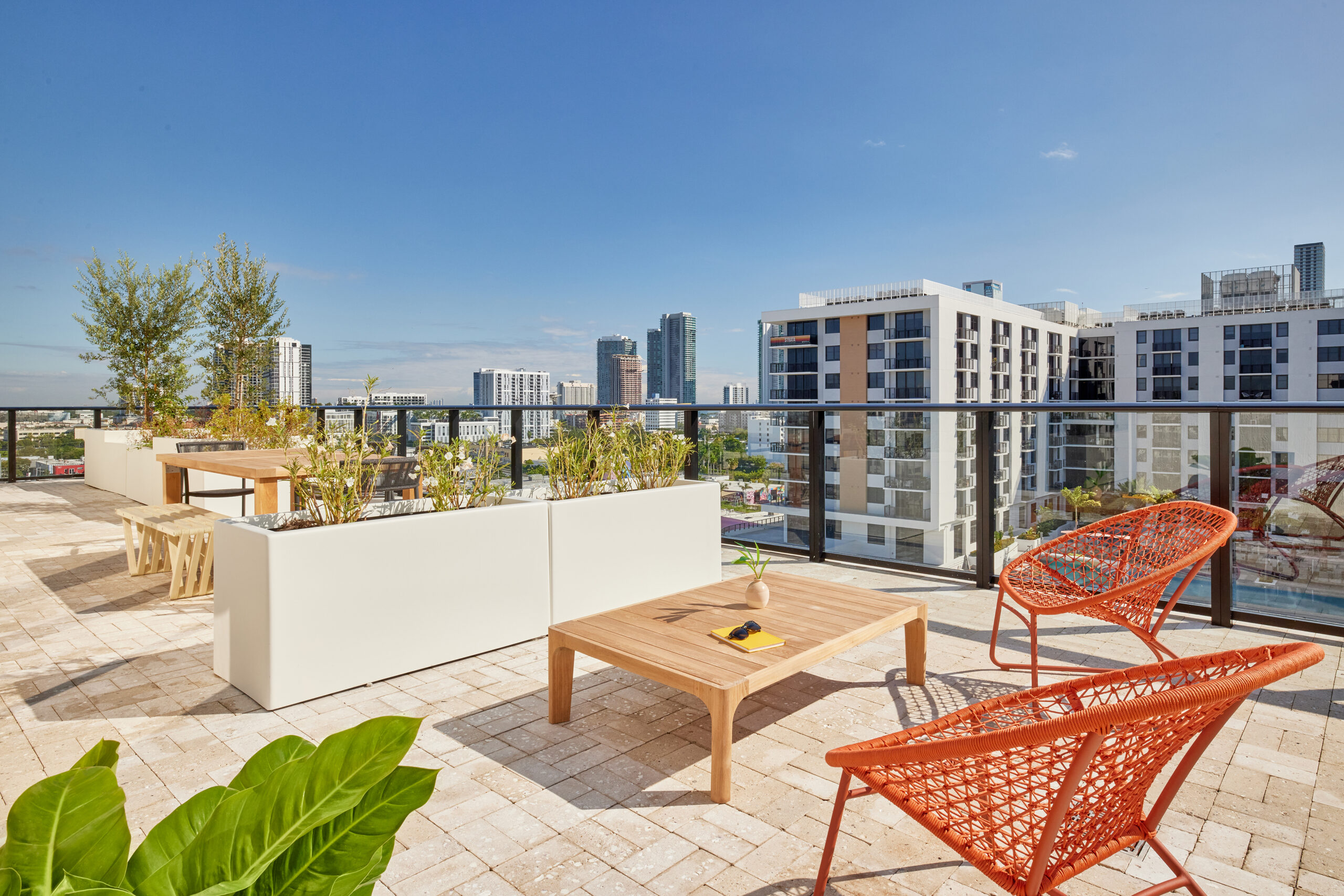 Arlo Wynwood Penthouse hotel room terrace with seating